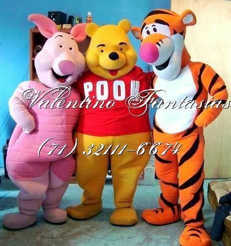 Fantasia Turma Ursinho Pooh Cada personagem